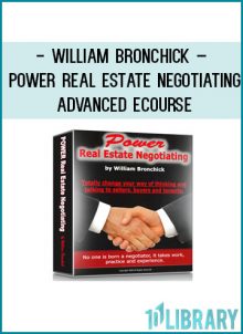 William Bronchick – Power Real Estate Negotiating Advanced eCourse at Tenlibrary.com