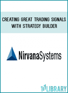 In Creating Great Trading Signals with Strategy Builder
