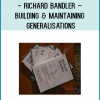 In this advanced submodalities seminar, Bandler teaches how people get motivated, learn, become convinced, and generalize. This series contains the first recorded presentation of Bandler’s time model.