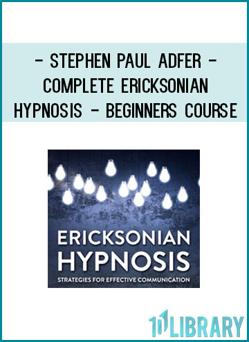 Stephen Paul Adfer - Complete Ericksonian Hypnosis - Beginners course at Tenlibrary.comGet Kabalarian Society at Tenlibrary.comtenco.pro at Tenlibrary.com