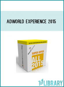 All the videos of AdWords success case histories recorded in 2015 during ADworld Experience + the AdWords advanced seminar by Brad Geddes and the Analytics one by Dara Fitzgerald in one global super-offer.