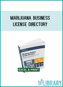 Now Available: Marijuana Business License Directory