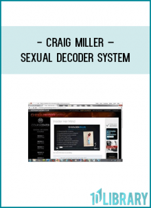 Craig MillerSexual Decoder SystemSexual Decoder System by Craig Miller has some hype about it, as apparently some footage of Craig talking to women was too controversial to be shown on TV. Based on what is taught in the product, I find this very hard to believe, as there is nothing controversial mentioned at all.Whether there was anything too controversial for TV or if this angle has just been used as a marketing tactic is debatable. What’s clear though is that the actual product fails to deliver on what is claimed in the sales video.Craig constantly mentions the use of a ‘trick’ and how powerful it is to get women into bed. After watching all the videos, I’m still not sure what this trick is. There are also references to other things you’ll learn in the product, but I didn’t see many of these things either. If they exist anywhere in the product, they’re certainly not as powerful as they are claimed to be.So if you’re considering buying this product based on the promises that you’ll be able to have sex with hot, young women anytime you like, no matter what you look like or even if you have no personality, then realize this isn’t what you’re going to get.
