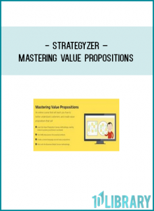 An online course that will teach you how to better understand customers, and create value propositions that sell