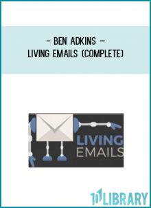 Ben Adkins – Living Emails (Complete)Ready to Start Using Email Marketing To Build your Business on Autopilot? The Living Emails Program will Show you How to Build a Smart Email Marketing Program that will literally work on Autopilot for your Business 24/7.