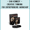 Produce great ideas at every turn using Dan Kennedy’s methodical, duplicable, repeatable methods for consistently thinking creatively. Discover how to easily, instantly make yourself more creative as Dan takes you through the nine different kinds of creative thinking that allow you to immediately revamp, remix, improve or reinvent any product or service. Learn what Dan does that most entrepreneurs don’t which allows him to churn out five newsletters a month, write books every year, continue bringing fresh ideas to his customers-for-life and get paid huge sums of money to advise leaders in so many different levels. Copy his strategy and watch your “revved-up creativity” soar.