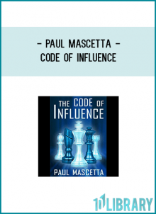 The Code of Influence by Paul Mascetta consists of over 450 pages of content that shows you how to influence the mind of someone based on the way the person being influenced is processing the information being presented to them.