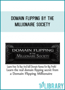 Domain Flipping By The Millionaire Society