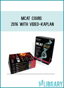 Includes all of the Kaplan MCAT test prep videos. It does not include any practice tests or question banks.