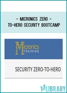 This Zero-to-Hero Security class is developed to give students a quick and effective overview of Security track.
