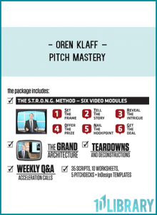 Get the method that closed over $400 million in deals. If you’re selling ideas to investors, presenting to JV partners or pitching client for new business, Oren Klaff’s Pitch Mastery is made to work for you.