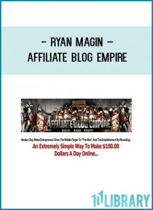 When you invest in The Affiliate Blog Empire Training you will receive immediate