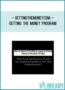 How to Raise $250,000 (or more) in Private Money in the Next 30 Days“What if you had Access to Private, No-Qualifying Funding for Your Real Estate Business?”