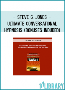 In this post I am going to provide you with a detailed review of another product from the very famous clinical hypnotherapist Steve G Jones named as the Ultimate Conversational Hypnosis.