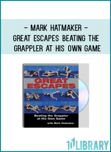 When you crash to the ground, limbs suddenly locked in an opponent's grip, your carefully practiced strikes and kicks may be rendered useless. Stripped of your offensive moves, your only chance is to forcefully and immediately break free. Mark Hatmaker's years of grappling experience are in plain view here as he not only demonstrates dozens and dozens of escapes and counters to submissions, pins, and rides, but more importantly shows you how to put these moves together into combinations. Just as you chain your offensive moves, you must learn to chain your defenses to react fluidly to your opponent's onslaught, and in Great Escapes you will learn escapes as sequences; you will learn how your opponent is going to flow so you can think three or four defensive movements ahead. But what if you're not a grappler? You're not planning on a ground fight, so do you really need to know all these escapes? The reality is that grappling just happens. The shoot happens, the takedown happens, the ground will happen. If you don't plan for it now, you're in for pain later.