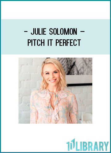 Julie Solomon – Pitch It Perfect at Tenlibrary.com