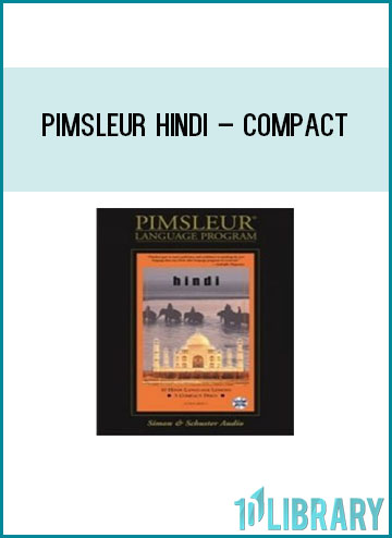 Pimsleur Hindi – Compact at Tenlibrary.com