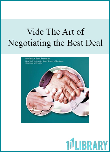 Video - The Art of Negotiating the Best Deal at Tenlibrary.com