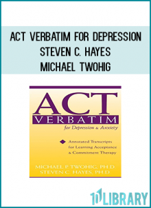 This collection of transcripts, organized and annotated by Michael P. Twohig and acceptance and commitment therapy (ACT) founder Steven C. Hayes, guides you through ACT-based therapy processes session-by-session. The transcripts featured in ACT Verbatim present common situations that arise in clinical practice, while the commentary explains how to identify the six target ACT processes and help clients work through them to achieve psychological flexibility.