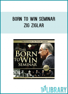 25 years after its conception Nightingale Conant and Ziglar have partnered to bring you Zig Ziglar’s signature seminar, Born to Win, on CD and DVD! Join the thousands who have grown and developed their skills and attitudes as a result of this time-tested and proven program.