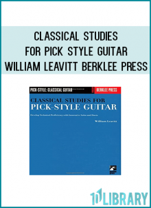 (Guitar Method). This Berklee Workshop, featuring over 20 solos and duets by Bach, Carcassi, Paganini, Sor and other renowned composers, is designed to acquaint intermediate to advanced pick-style guitarists with some of the excellent classical music that is adaptable to pick-style guitar. With study and practice, this workshop will increase a player's knowledge and proficiency on this formidable instrument.