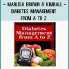 Diabetes Management from A to Z - Marlisa Brown & Sandra at Tenlibrary.com