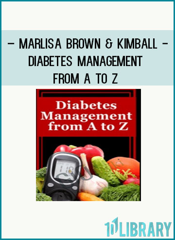 Diabetes Management from A to Z - Marlisa Brown & Sandra at Tenlibrary.com