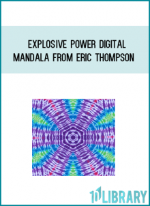 Explosive Power Digital Mandala from Eric Thompson at Midlibrary.com