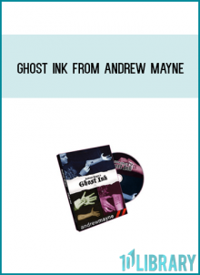 Ghost Ink from Andrew Mayne at Midlibrary.com