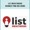 List Breakthrough Advanced from Ben Adkins at Midlibrary.com