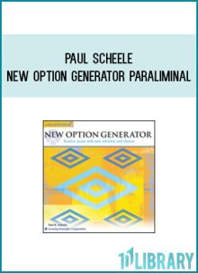 Paul Scheele - New Option Generator Paraliminal at Midlibrary.com