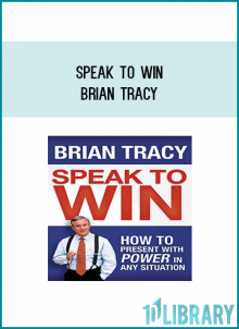 In Speak to Win, Tracy tells you how to master the art of the winning speech - and use it to achieve your most impossible-seeming goals!