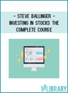 ourse is perfect for the Beginner or Newer Investor who wants to learn all the key practical aspects when investing