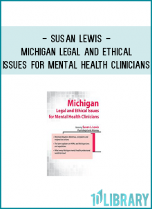 In this recording, Susan Lewis, psychologist and attorney, will prepare you for litigation issues which can put your client, your license and your practice at risk. You will learn how to structure your practice to limit exposure of risk, as well as discover simple records, notes and actions that will protect you in the event of a complaint. Susan will provide you with the following take-home tools to minimize risk: