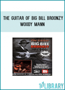 "Big Bill Broonzy's recording career spanned from 1927 until his death in 1958. His repertoire was well recorded, from solos and duets to ensemble playing. He was rediscovered just as the 'folk-revival' began in the early 1950s. Broonzy was a master of ragtime and country blues guitar whose playing was highlighted by a strong pulsating bass and melodic lead lines. In this video lesson, Woody Mann carefully analyzes Big Bill's technique and style. Includes rare footage of Broonzy from the 1950's. Selections include: Moppers Blues; Pig Meat Strut; Long Tall Mama; Saturday Night Rub; Brownskin Shuffle; How You Want It Done; Mississippi River Blues; Worrying You Off My Mind; and Hey, Hey. A 44 page tab/music booklet is included. DVD is region 0, playable worldwide.