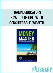 This eBook presents a progression of thought and techniques in using the stock market that causes your money to work for you