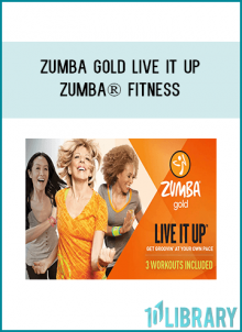 Get groovin’ with exciting dance-fitness workouts featuring upbeat Latin and world rhythms designed specifically for the Baby Boomer generation. The Zumba® Gold LIVE IT UP™ DVD set is the total-body wellness program that feels like a party while it revitalizes your mind and body!