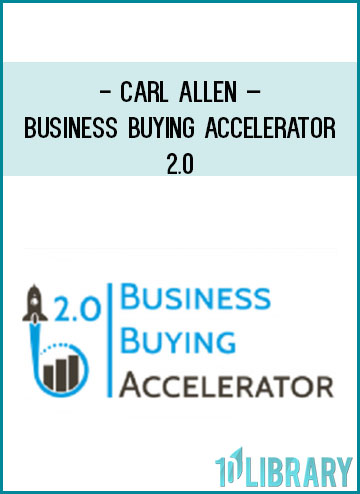 Carl Allen – Business Buying Accelerator 2 at Tenlibrary.com