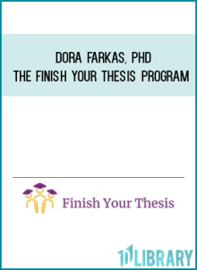 Dora Farkas, PhD – The Finish Your Thesis Program at Midlibrary.net