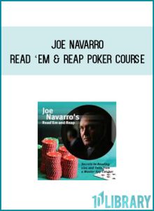 Joe Navarro – Read Em & Reap Poker Course at Midlibrary.net
