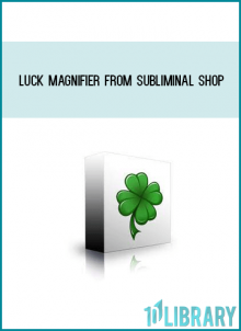 Luck Magnifier from Subliminal Shop at Midlibrary.com