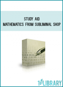 Study Aid Mathematics from Subliminal Shop at Midlibrary.com
