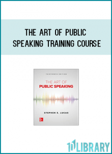 Fully updated for the thirteenth edition, the award-winning The Art of Public Speaking offers a time-tested approach that has made it the most widely used college textbook on its subject in the world.