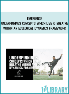 UNDERPINNINGS CONCEPTS WHICH LIVE & BREATHE WITHIN AN ECOLOGICAL DYNAMICS FRAMEWORK at Midlibrary.net