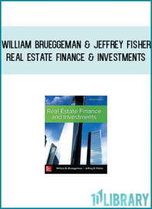The Fifteenth Edition of Real Estate Finance and Investments prepares students to understand the risks and rewards associated with investing in and financing both residential and commercial real estate. Concepts and techniques included in the chapters and problem