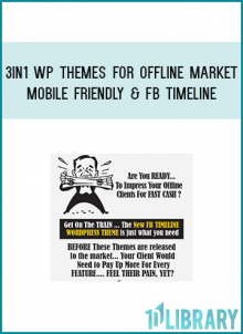 3in1 WP Themes For Offline Market + Mobile Friendly & FB Timeline