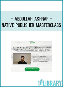 Abdullah Ashraf - Native Publisher Masterclass