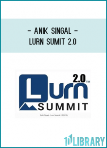 Anik Singal - Lurn Sumit 2.0