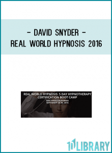 David Snyder as he installs those skillsets directly to your mind, so you have access to them whenever you choose