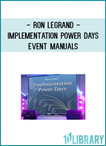 Implementation Power Days is an online only, instant access workshop that focuses on exactly what the name implies, Implementing.